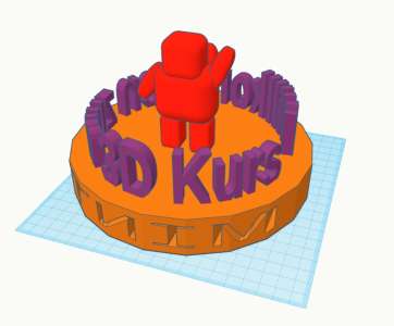 Einstieg ins 3D-Konstruieren und den 3D-Druck - Kurs-Nr. 3D-01/2025 - 2 Kurstage