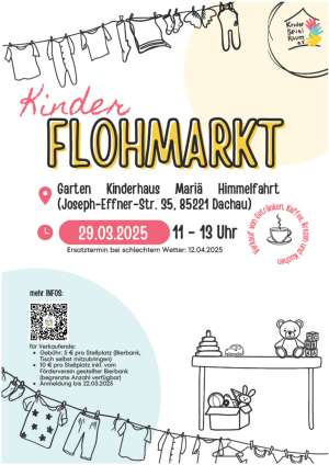 Flohmarkt Kinderhaus Mariä Himmelfahrt Dachau